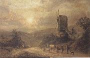 Thomas whittle,jun Mountainous Landscapes (mk37) oil painting reproduction